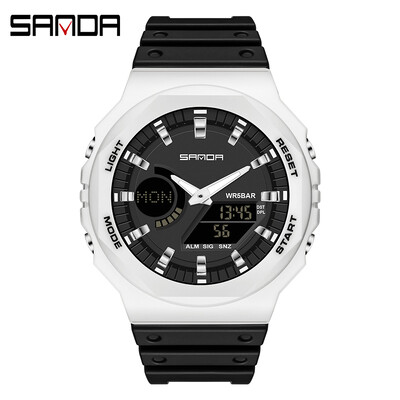 Αθλητικά ρολόγια τύπου SANDA G Ανδρικά ρολόγια Ms LED Ψηφιακά ρολόγια Στρατιωτικά αδιάβροχα ημερομηνία Ηλεκτρονικό ρολόι αγόρι κορίτσι Relogio Masculino
