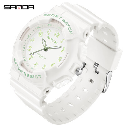 SANDA uus meeste naiste käekell noortele tudengitele vabaaja värsked elektroonilised kellad kvartsmood mitmekülgsed veekindlad unisex helendavad käekellad