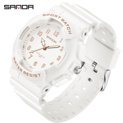 SANDA uus meeste naiste käekell noortele tudengitele vabaaja värsked elektroonilised kellad kvartsmood mitmekülgsed veekindlad unisex helendavad käekellad