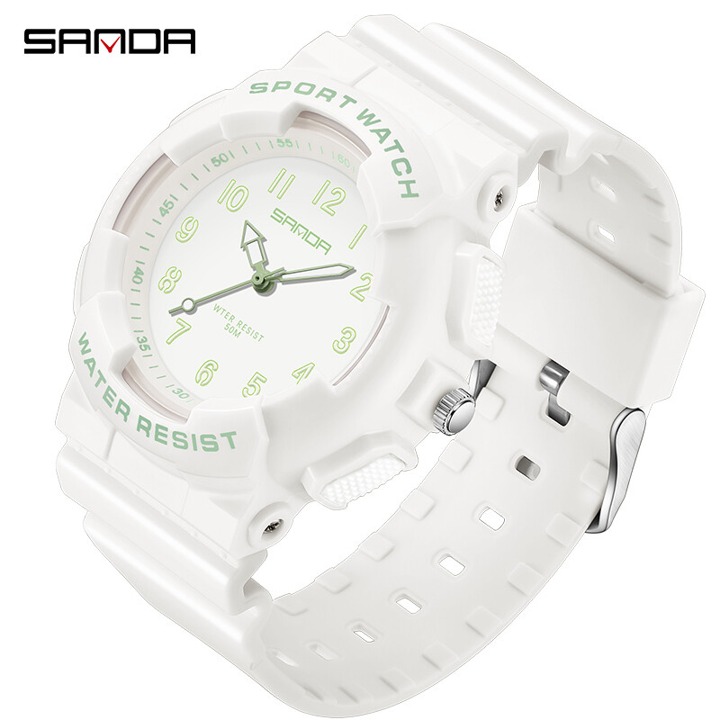 SANDA uus meeste naiste käekell noortele tudengitele vabaaja värsked elektroonilised kellad kvartsmood mitmekülgsed veekindlad unisex helendavad käekellad