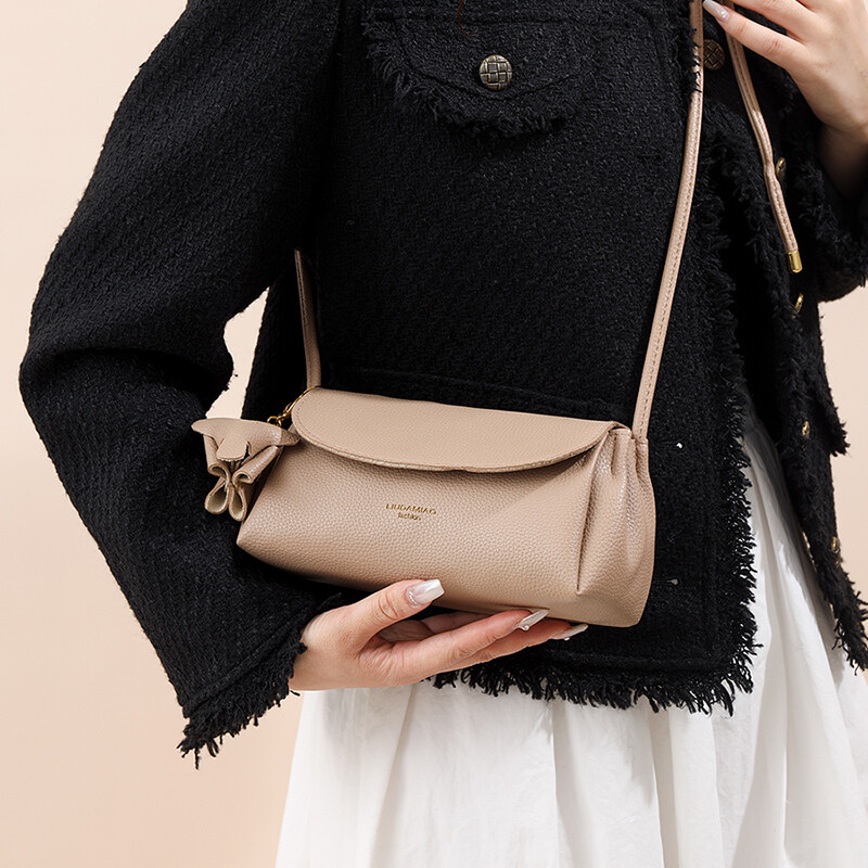 Moodne peen ostukott PU-nahast retro vabaaja naiste kandekott Uus naiste nahast ühevärviline käekott naistele