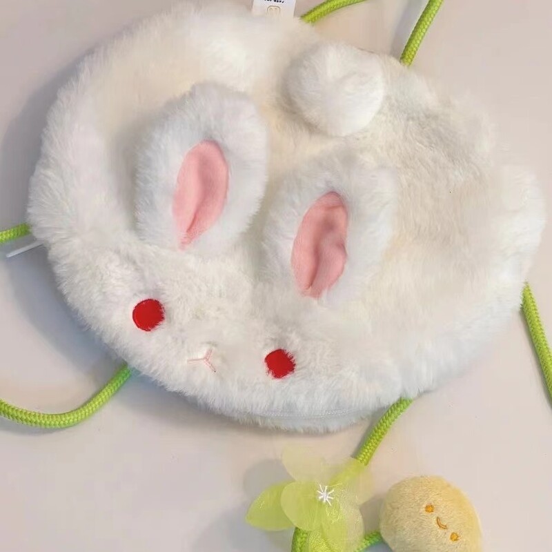 Japanski slatki plišani zec torba Ženska torba za slobodno vrijeme Kawaii torbe na rame Torba za mobilni telefon Torba za pohranu Torba preko ramena Torbe