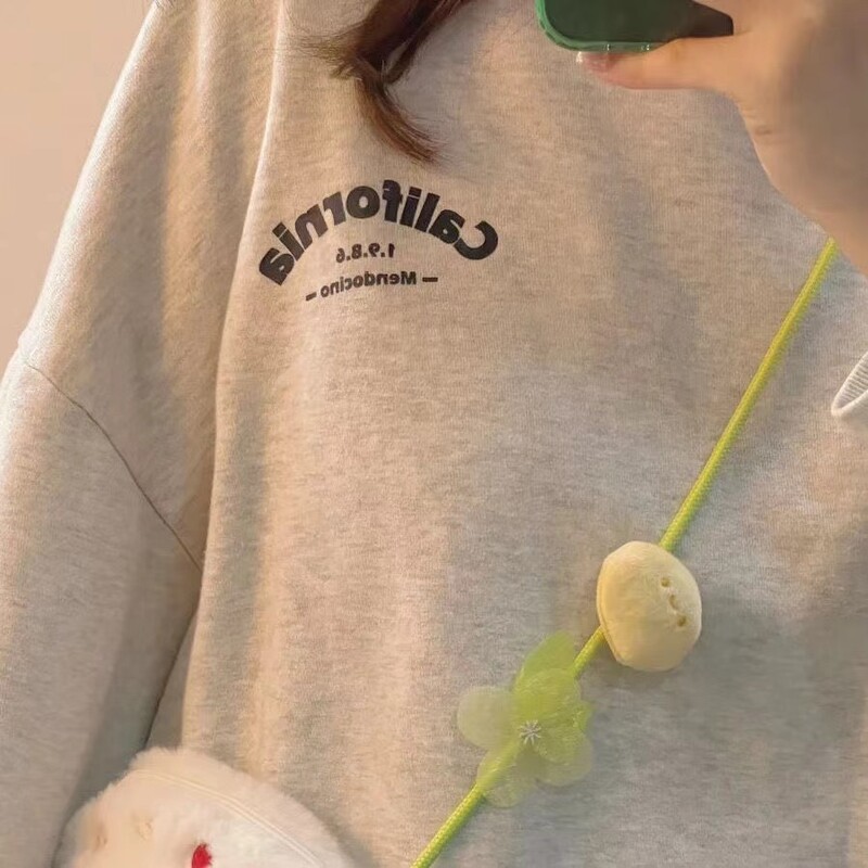 Japanski slatki plišani zec torba Ženska torba za slobodno vrijeme Kawaii torbe na rame Torba za mobilni telefon Torba za pohranu Torba preko ramena Torbe