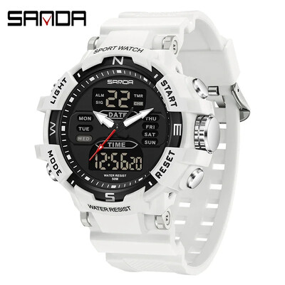 SANDA 6176 najprodavaniji elektronički sat budilica višenamjenski sat moderan i moderan vodootporan elektronički sat