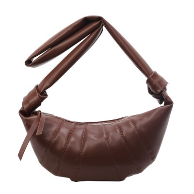 Mekane kožne ručne torbice s knedlama Elegantna ženska torba na rame velikog kapaciteta Ženska jednobojna torba za skitnice Visokokvalitetna torbica