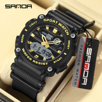 Ανδρικά Αθλητικά Ρολόγια SANDA Fashion Professional Military Digital LED Army Dive Watch Casual Electronics Wristwatches Relojes 3139