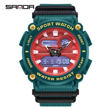 Ανδρικά Αθλητικά Ρολόγια SANDA Fashion Professional Military Digital LED Army Dive Watch Casual Electronics Wristwatches Relojes 3139