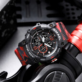 SMALE Military Quartz Sport Kell äratuskell löögikindel 50M veekindel 8007MC meeste kellad digitaalsed
