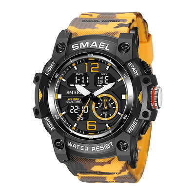 SMALE Military Quartz Sport Kell äratuskell löögikindel 50M veekindel 8007MC meeste kellad digitaalsed