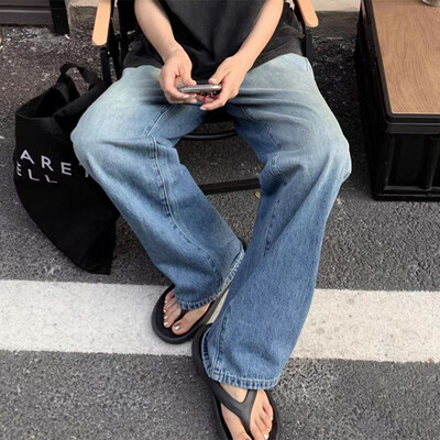 Duomofu Vintage Isprane široke ženske traperice pune dužine Jesenski šik visokog struka, uske ravne ležerne modne jednostavne S-XLženske traperice