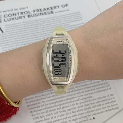 XONIX Ženski višenamjenski personalizirani studentski noćni sjaj Vodootporni studentski plivački budilica Elektronički sat LE