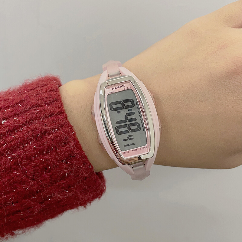 XONIX Ženski višenamjenski personalizirani studentski noćni sjaj Vodootporni studentski plivački budilica Elektronički sat LE