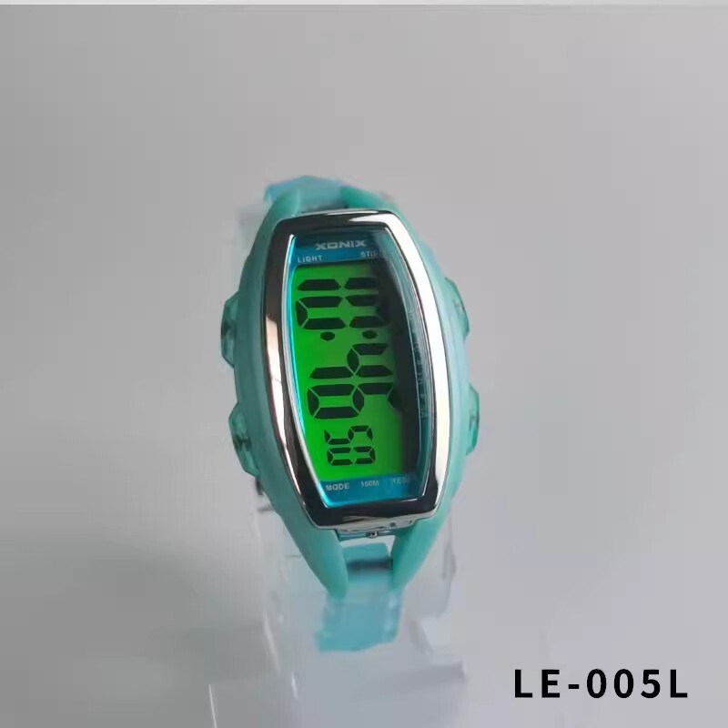 XONIX Ženski višenamjenski personalizirani studentski noćni sjaj Vodootporni studentski plivački budilica Elektronički sat LE