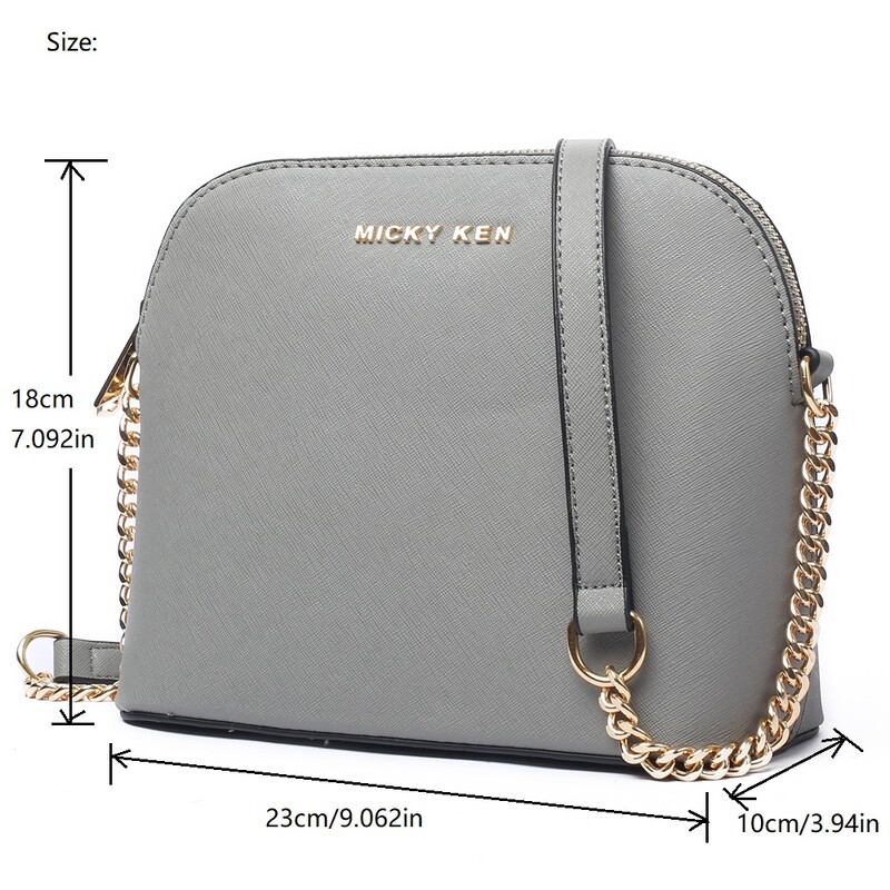 Europska i američka modna nova ženska torba s križnim uzorkom od PU kože Ženska torba na jedno rame preko ramena Torba u obliku lanca