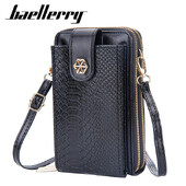 Baellerry Nova telefonska torba Ženski novčanici Torbice preko ramena s patentnim zatvaračem Brand Ženske torbice Clutch torbice s džepovima za novčiće Novčanik za djevojčice