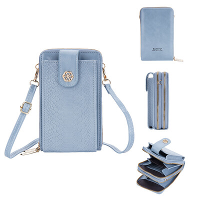 Baellerry Nova telefonska torba Ženski novčanici Torbice preko ramena s patentnim zatvaračem Brand Ženske torbice Clutch torbice s džepovima za novčiće Novčanik za djevojčice