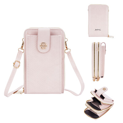 Baellerry Nova telefonska torba Ženski novčanici Torbice preko ramena s patentnim zatvaračem Brand Ženske torbice Clutch torbice s džepovima za novčiće Novčanik za djevojčice