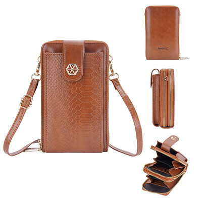 Baellerry Nova telefonska torba Ženski novčanici Torbice preko ramena s patentnim zatvaračem Brand Ženske torbice Clutch torbice s džepovima za novčiće Novčanik za djevojčice