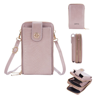 Baellerry Nova telefonska torba Ženski novčanici Torbice preko ramena s patentnim zatvaračem Brand Ženske torbice Clutch torbice s džepovima za novčiće Novčanik za djevojčice