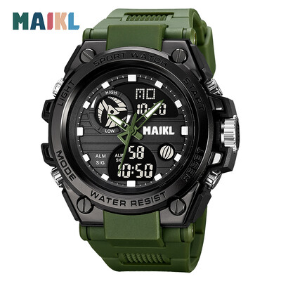 MAIKL Brand G Style LED Digitalni satovi 739 Muški sportski satovi Vojni kvarcni sat Muški vodootporni elektronski sat Muški sat