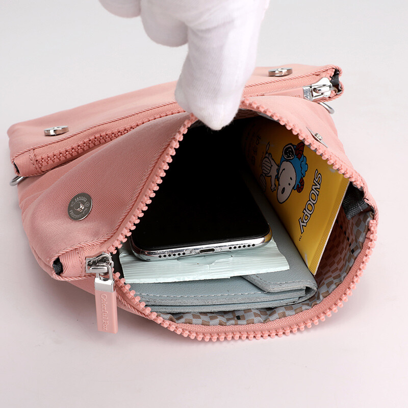 Male ženske torbe na rame Jednostavne torbe preko ramena Najlonski ženski novčanik Ručne torbice Torbica Djevojka Mobilni telefon torba