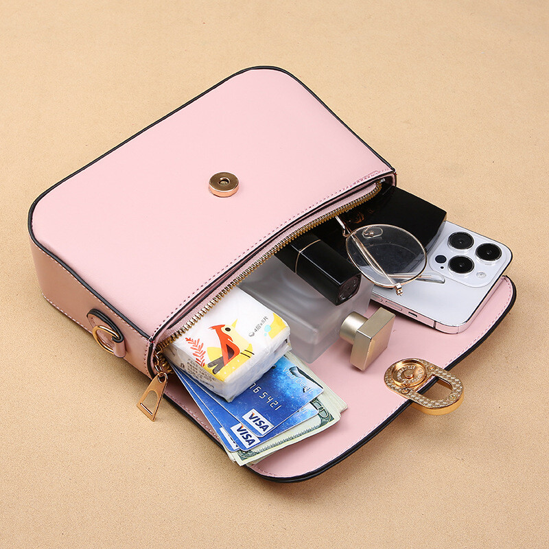 Modna ženska torba preko ramena PU kožna telefonska torba u korejskom stilu Mala četvrtasta torba Ženska novčanik torbica za djevojčice u kupovini