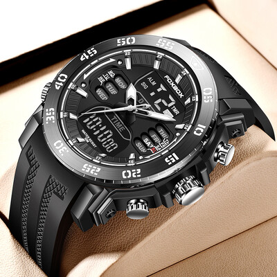 LIGE Muški digitalni sat Vojni veliki satovi Modni vodootporni elektronski ručni sat Muški sportski sat za plivanje Relogio Masculino