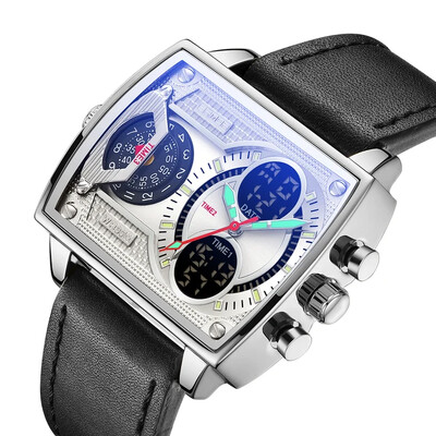 SANDA digitalni LED sat muški vojni sportski kvarcni ručni sat vrhunske marke luksuzni štoperica vodootporni muški elektronički satovi 6032