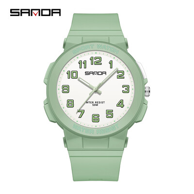 Hot Müügil elektrooniline meeste digitaalne välistingimustes lihtne 2024 Sanda 6123 öövalgusti veekindel noortekellade hulgimüük