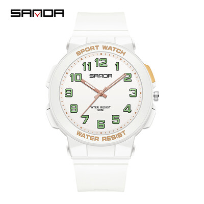 Hot Müügil elektrooniline meeste digitaalne välistingimustes lihtne 2024 Sanda 6123 öövalgusti veekindel noortekellade hulgimüük