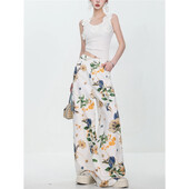 2024 Bijele traperice Ženske Y2K Hip Hop modne vintage Cargo traperice visokog struka Ulična odjeća Ležerne traper hlače širokih nogavica širokih džepova