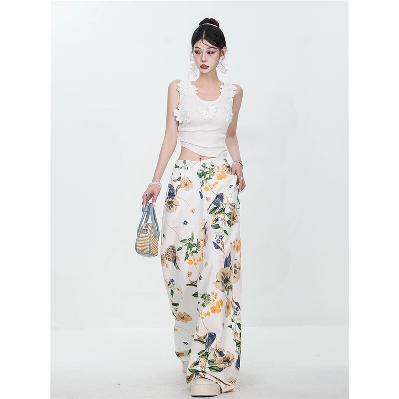 2024 Bijele traperice Ženske Y2K Hip Hop modne vintage Cargo traperice visokog struka Ulična odjeća Ležerne traper hlače širokih nogavica širokih džepova