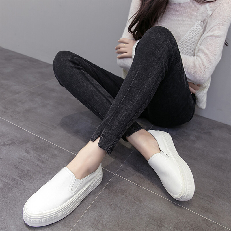 Ženske uske pencil traperice visokog struka Prevelike 5xl korejske ležerne uske traper hlače Vintage Vaqueros Split Leggings Pantalone