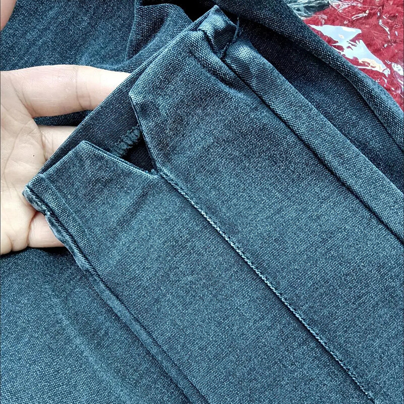 Ženske uske pencil traperice visokog struka Prevelike 5xl korejske ležerne uske traper hlače Vintage Vaqueros Split Leggings Pantalone