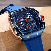 MINIFOCUS Ceasuri de modă Bărbați Sport Ceasuri electronice de mână cu quartz Brățară de lux pentru bărbați din silicon Relogio Masculino