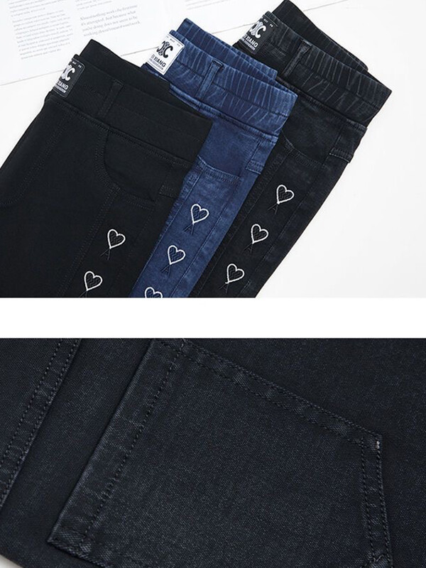 Tikandid Kõrge vöökohaga veniv pliiats Teksad Pahkluuni õhukesed Pantalones Vintage Skinny Vaqueros Korea Naiste vabaaja teksapüksid