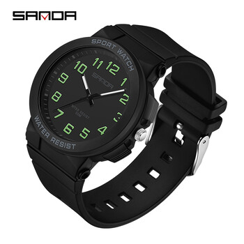 Ρολόι Hot Selling Electronic Men\'s Digital Outdoor Simple 2023 Sanda 6123 Nightlight Waterproof Youth Watch Χονδρικό