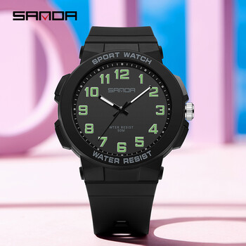 Ρολόι Hot Selling Electronic Men\'s Digital Outdoor Simple 2023 Sanda 6123 Nightlight Waterproof Youth Watch Χονδρικό