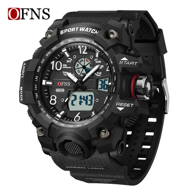 OFNS 3169 Ceas electronic nou Noua tendință sportivă pentru tineri ediție coreeană Ceas electronic personalizat creativ pentru bărbați 2024