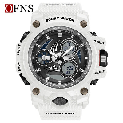 OFNS Nou 3155 de vânzare fierbinte Ceas electronic pentru tineri strălucire de noapte Impermeabil la modă Rezistent la vânt și la șocuri Ceas cu alarmă Ceas pentru bărbați