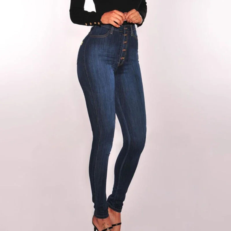 De primăvară Europa și Statele Unite ale Americii talie înaltă ridică șold cu sâni mari dimensiuni fitness elastic pară figura blugi femeie