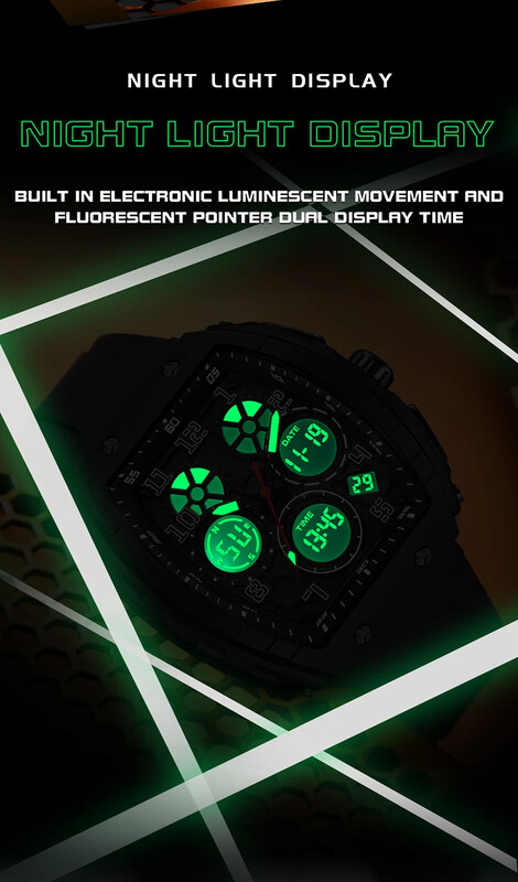 OFNS 6157 Ceas digital de top brand Ceasuri sport pentru bărbați Ceas electronic cu LED pentru bărbați Ceas de mână pentru bărbați Ceas de mână rezistent la apă în aer liber