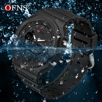 OFNS Fashion Outdoor Sport Ρολόι Ανδρικά ρολόγια Ms LED Ψηφιακά ρολόγια Στρατιωτικό αδιάβροχο Ηλεκτρονικό ρολόι για αγόρι κορίτσι Relogio Masculino