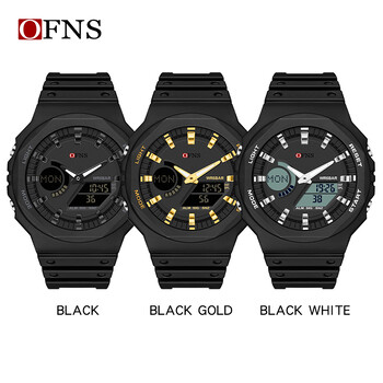 OFNS Fashion Outdoor Sport Watch Men Ms LED Digital Watches Military Waterproof Date Electronic Watch Boy Girl Relogio Masculino