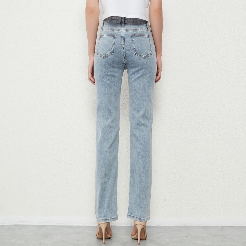 ZHISILAO Fashion New, elastici, drepte, blugi creion femei, vintage, pantaloni din denim cu talie mijlocie, pentru femei, 2021, blugi, pantaloni