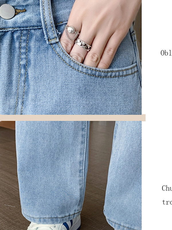 2024, blugi de damă noi, modă, talie înaltă, anii 2000, pantaloni drepti, cu picioare largi, fete, pantaloni albaștri de înaltă calitate, stil nou