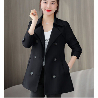 Kratki, uski kroj, ženska odjeća za proljeće i jesen Britanski stil Kaput male osobnosti Poliesterska tkanina s dugim rukavima Verzija za odrasle