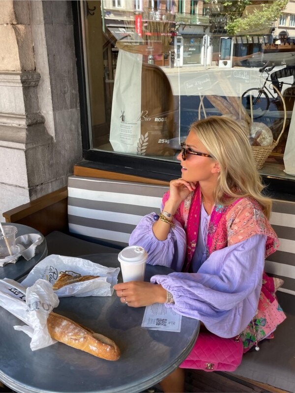 Femei cu centură vestă cu imprimeu în contrast, veste de toamnă colorată, fără mâneci, veste largi 2023, vintage șic, îmbrăcăminte de stradă dulce pentru femei