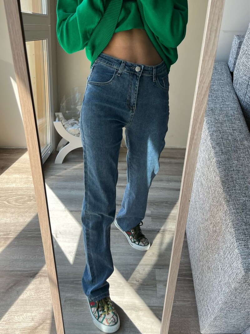 ZHISILAO Νέο ψηλόμεσο ίσιο τζιν Γυναικείο Vintage Classic Boyfriend High Street ολόσωμο τζιν παντελόνι 2022