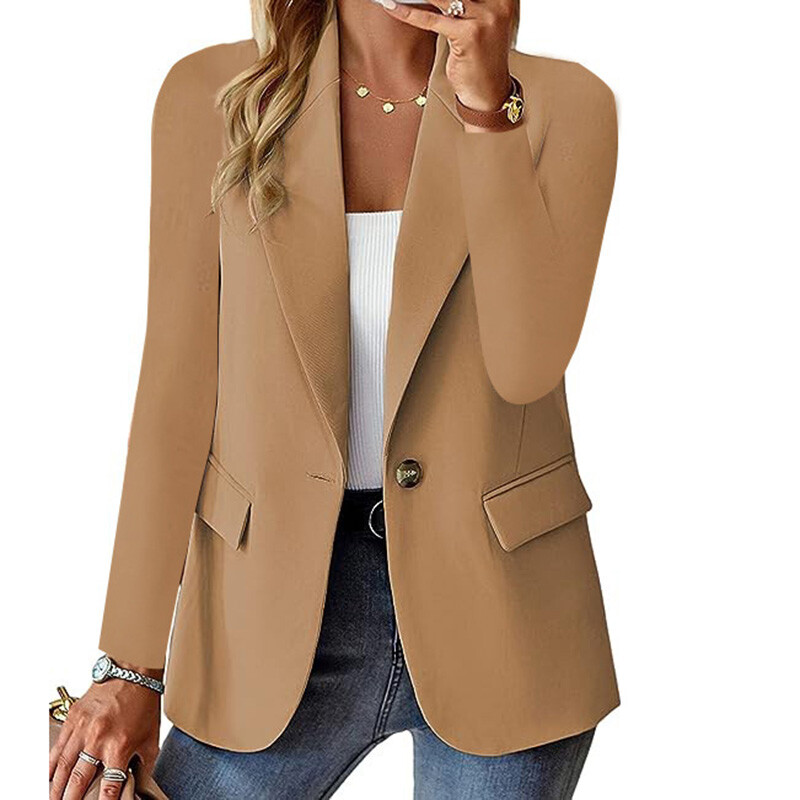 Divatos és fiatalos, elegáns bő gombok nőknek csúcsminőségű érzéssel, kiváló minőségű női blézer női ruházati trend 2024